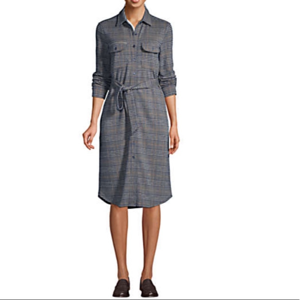 Women's Sport‎ Knit Shirt Dress - Jacquard